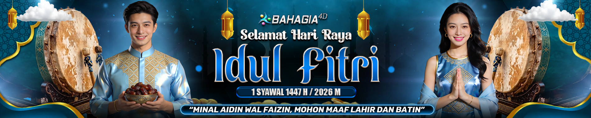 BAHAGIA4D | Mengucapkan Selamat Hari Raya Idul Fitri 1447 H